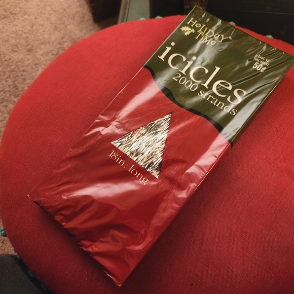 Vintage Tinsel Christmas Tree Icicles Brite Star 2000 Strands - Picture 3 of 8